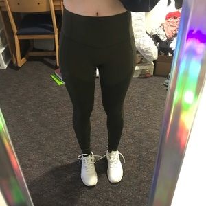Olive green lululemon leggings